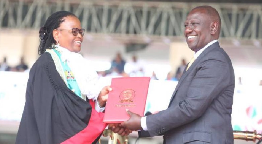 President Ruto and CJ Martha Koome